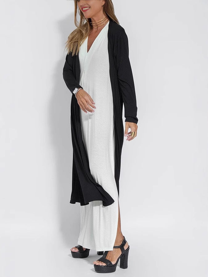 Womens Sleeveless V-Neck Dress