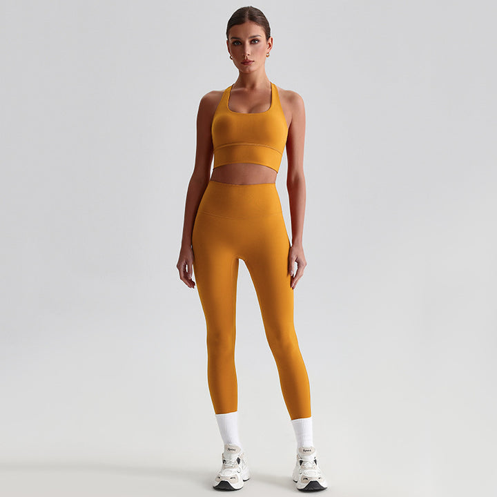 Women Yoga Fitness Set Sports Bra and Leggings