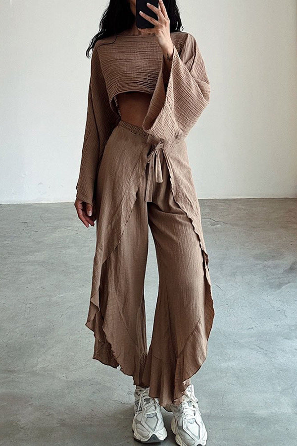 Loose Fit Comfortable Set and relaxed design Beaded Details