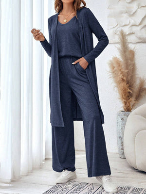 Women's Casual Three-Piece Vest Suit