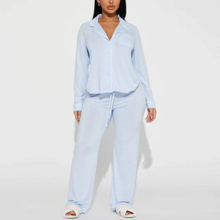 Womens Long Sleeve Pajama Set