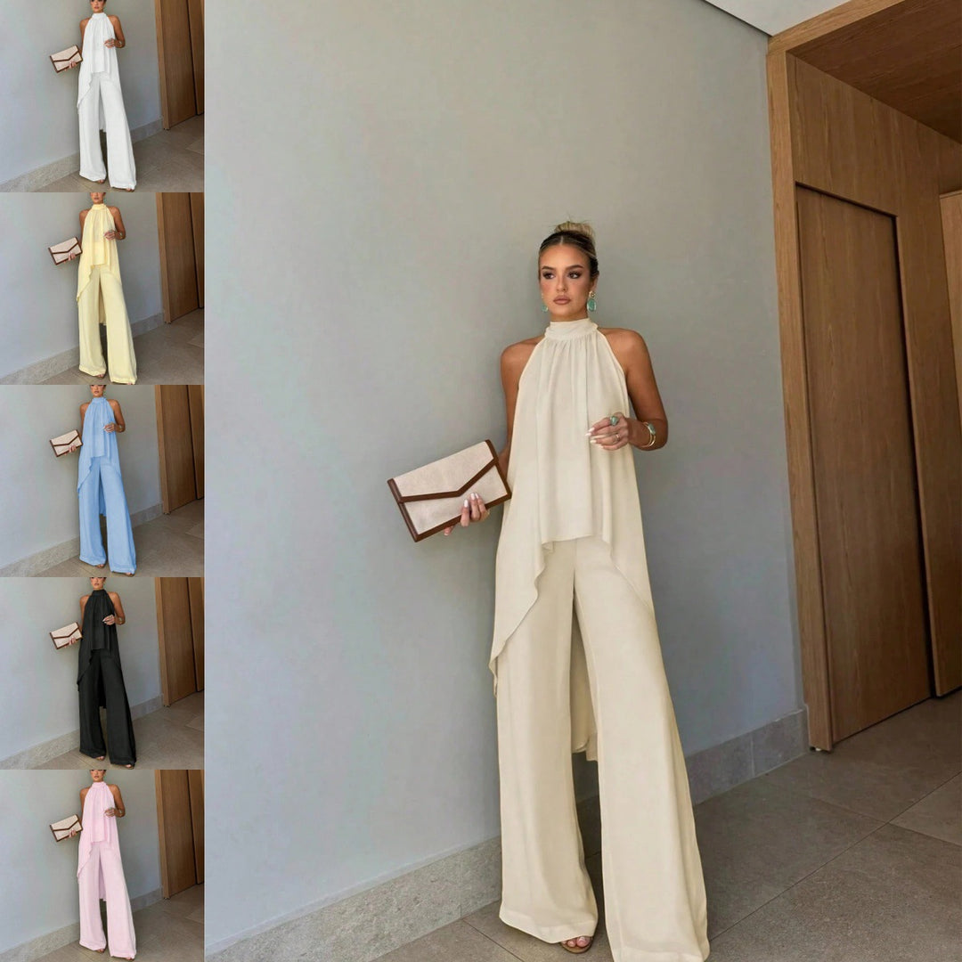 Sleeveless Casual Pants