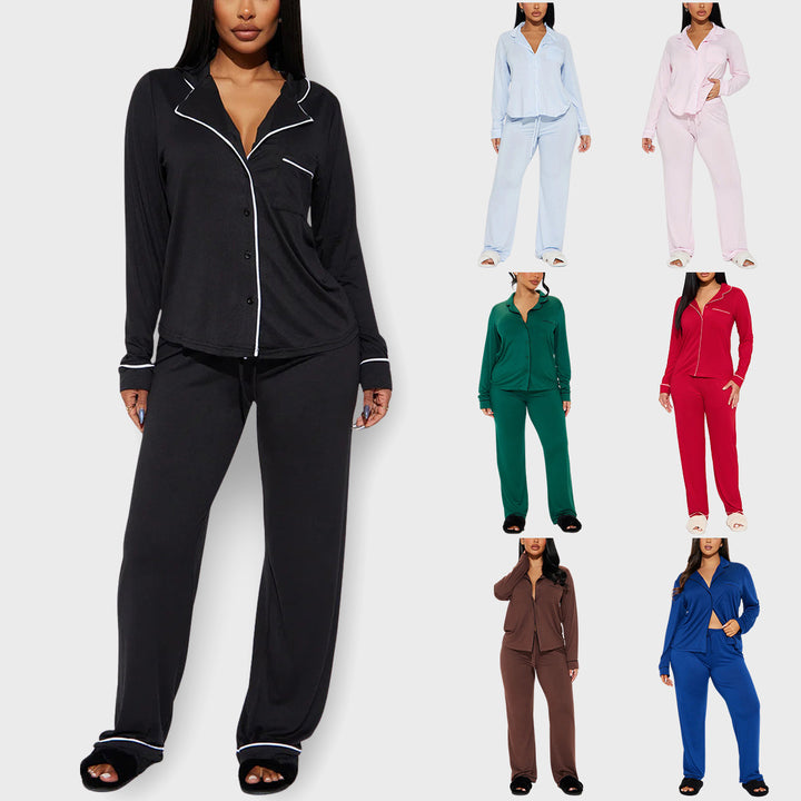 Womens Long Sleeve Pajama Set