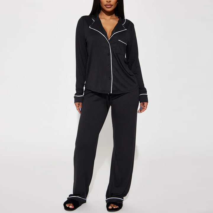 Womens Long Sleeve Pajama Set
