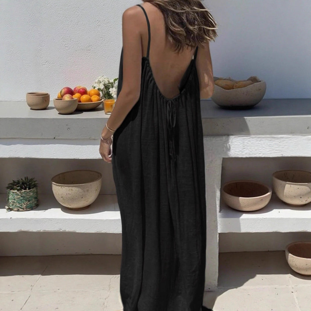 Backless Loose Loungewear Dress