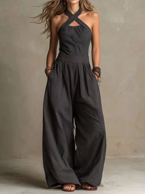 Loose Wide-Leg Jumpsuit