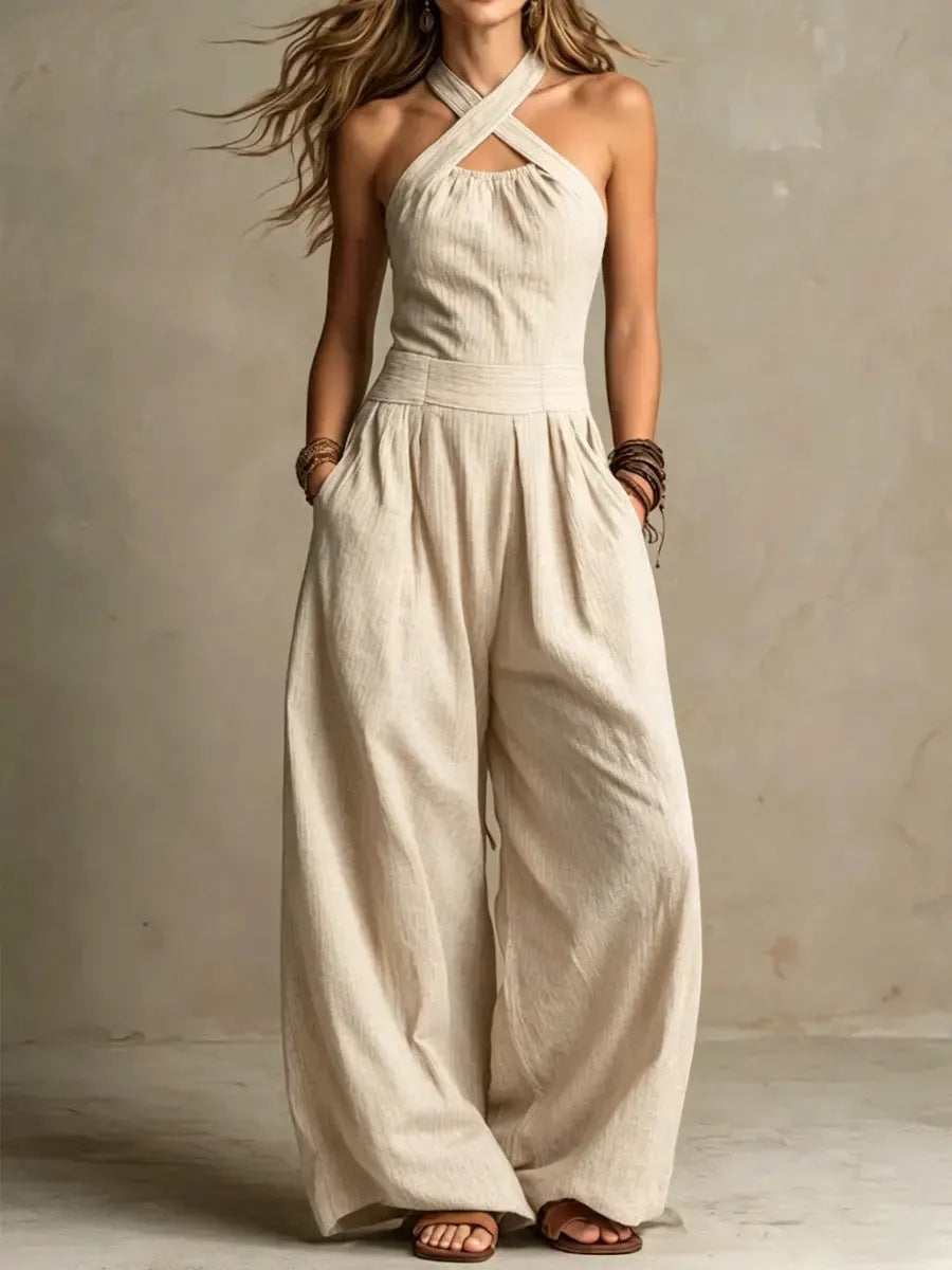 Loose Wide-Leg Jumpsuit