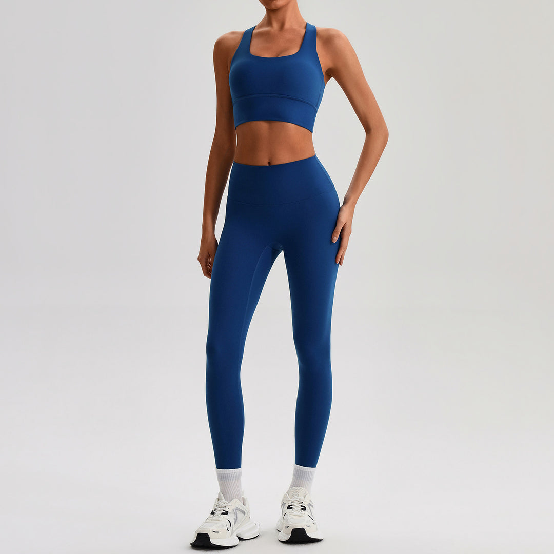 Women Yoga Fitness Set Sports Bra and Leggings