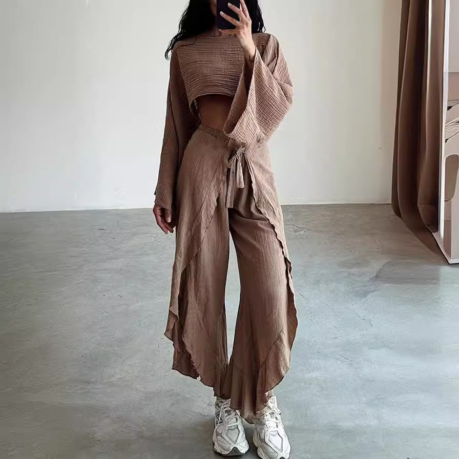 Loose Fit Comfortable Set and relaxed design Beaded Details